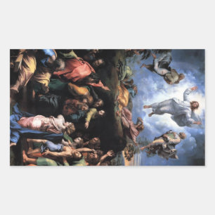 PEGATINA RECTANGULAR TRANSFIGURACIÓN DE JESÚS