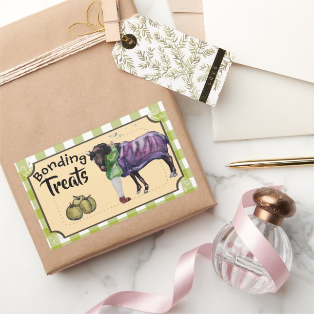 Pegatina Rectangular tratamientos de unión (Regalar)