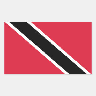 Pegatina Rectangular Trinidad y Tobago
