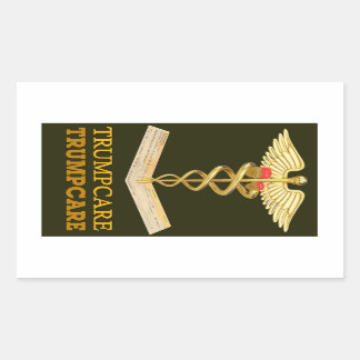 Pegatina Rectangular TrumpCare — Dos Gorras