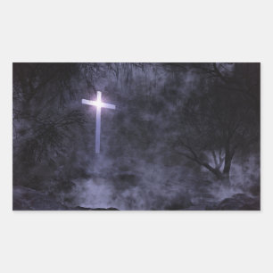 Pegatina Rectangular Tu Luz Llega Pegatinas