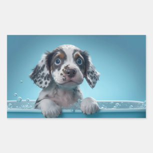 Pegatina Rectangular Tumba de baño de burbujas