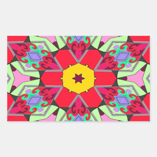 Pegatina Rectangular Uduak Afolayan (Anverso)