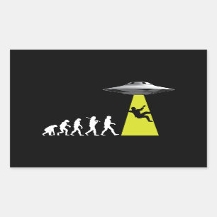 Pegatina Rectangular UFOvolution