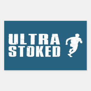 Pegatina Rectangular Ultra Stoked