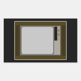 Pegatina Rectangular Un poco de los años 60.