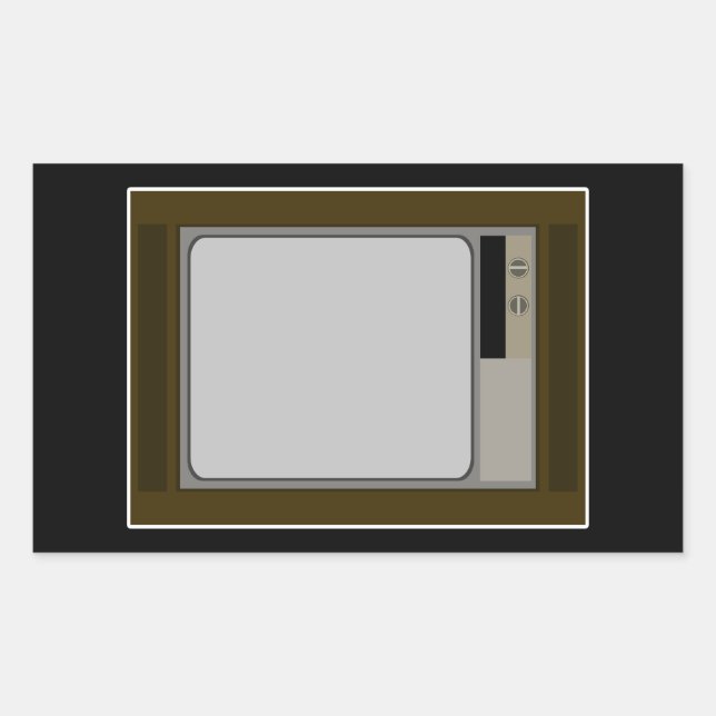 Pegatina Rectangular Un poco de los años 60. (Anverso)