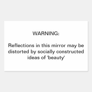 Pegatina Rectangular Un recordatorio importante