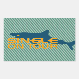 Pegatina Rectangular Un solo en gira