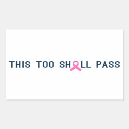 Pegatina Rectangular Una cita inspiradora para la toma de conciencia so