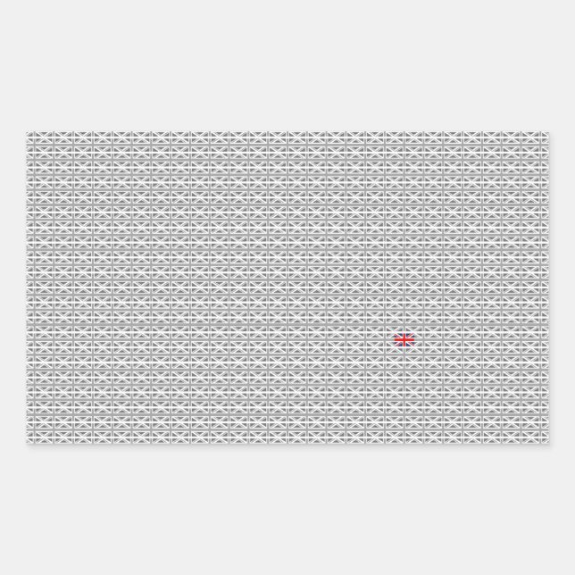 Pegatina Rectangular Union Jack - Reino Unido (Anverso)