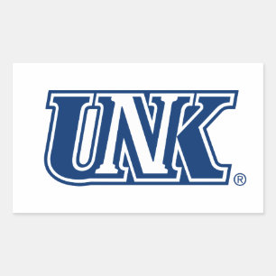 Pegatina Rectangular UNK  Universidad de Nebraska en Kearney