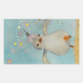 Pegatina Rectangular ¡Vamos!