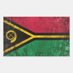 Pegatina Rectangular Vanuatu