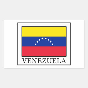 Pegatina Rectangular Venezuela