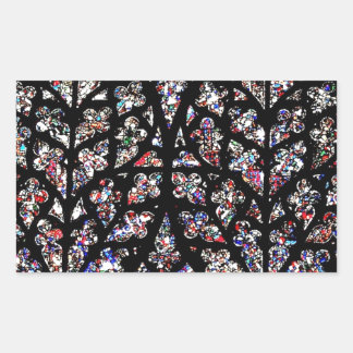 Pegatina Rectangular Ventana de vidrio mantenida