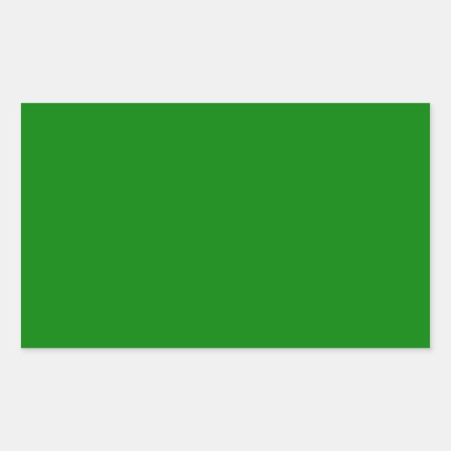 Pegatina Rectangular Verde (Anverso)