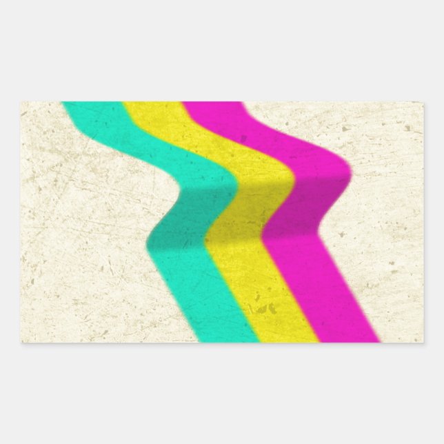 PEGATINA RECTANGULAR VHS (Anverso)