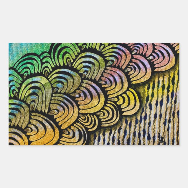 Pegatina Rectangular Vibrancia (Anverso)