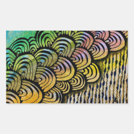 Pegatina Rectangular Vibrancia