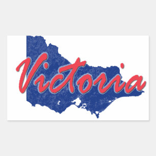 Pegatina Rectangular Victoria
