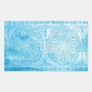 Pegatina Rectangular Vida de piña III