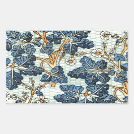 Pegatina Rectangular Vino de Vintage