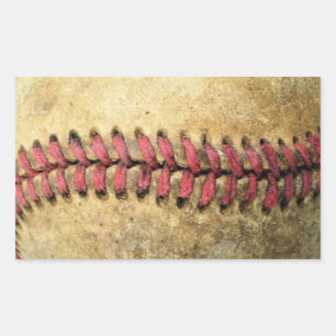 Pegatina Rectangular Vintage Baseball