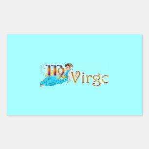PEGATINA RECTANGULAR VIRGO