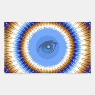 Pegatina Rectangular Visión_