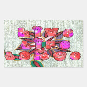 Pegatina Rectangular Vive la vida Grandes regalos.jpg