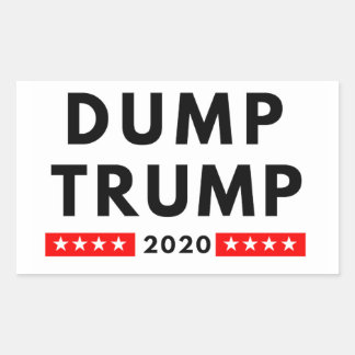 Pegatina Rectangular Volcar pegatinas rectangulares Trump 2020