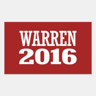PEGATINA RECTANGULAR WARREN 2016