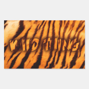 PEGATINA RECTANGULAR WILD THING