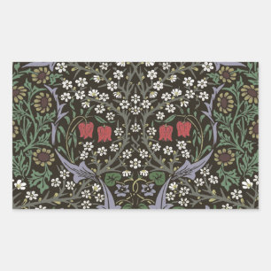 Pegatina Rectangular William Morris Blackthorn Tapestry Floral