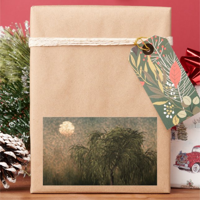 Pegatina Rectangular Willow at Sunset (Vacaciones)