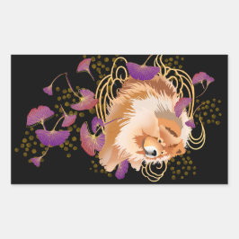 Pegatina Rectangular WINDSONG - pegatinas cuadrados Chow