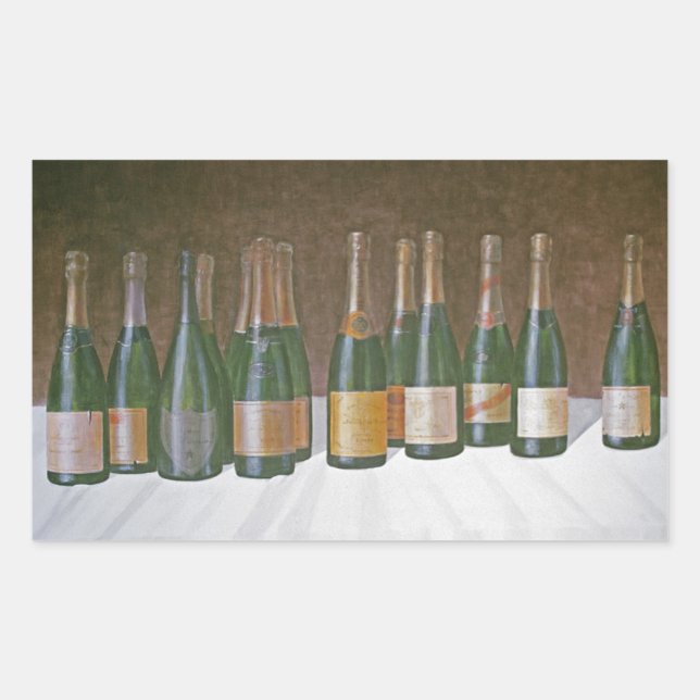 Pegatina Rectangular Winescape Champagne 2003 2 (Anverso)