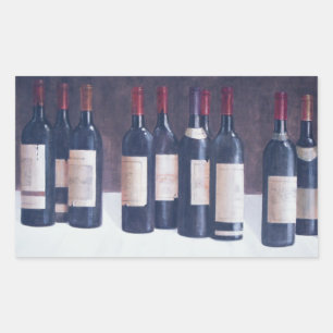 Pegatina Rectangular Winescape Red 2003 2