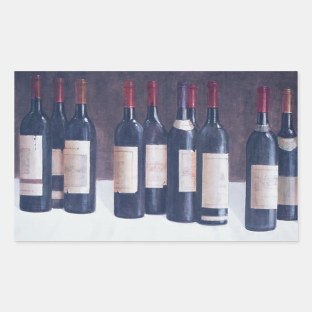 Pegatina Rectangular Winescape Red 2003 2 (Anverso)