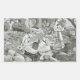 Pegatina Rectangular Winslow Homer - El Fiesta Pesquero (Anverso)