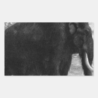 Pegatina Rectangular Wooly Mammoth Mod Destiny