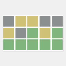 Wordle Puzzle Game Pegatinas