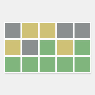 Pegatina Rectangular Wordle Puzzle Game Pegatinas