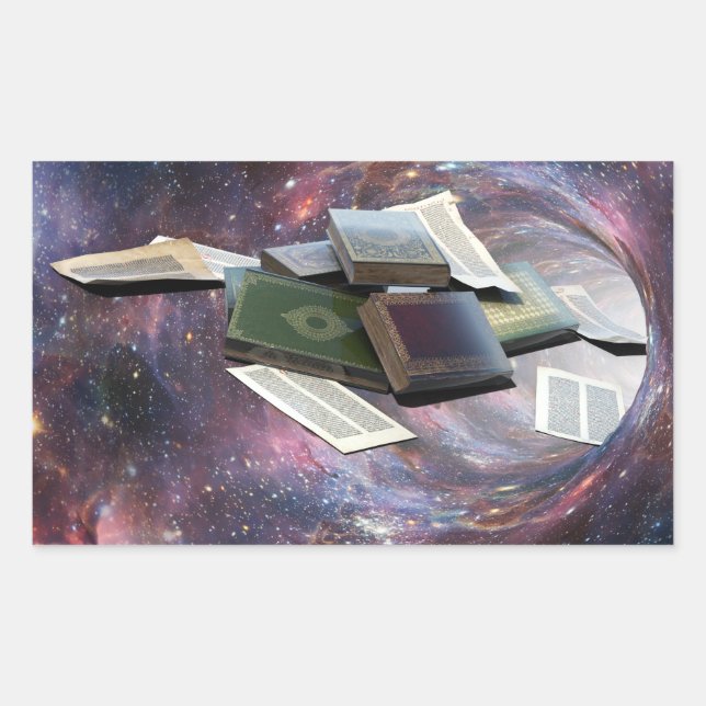 Pegatina Rectangular Wormhole (Anverso)