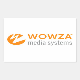 Pegatina Rectangular Wowza