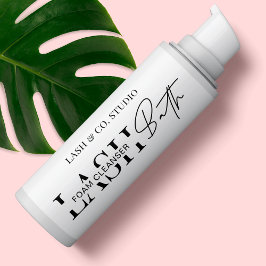 Pegatina Rectangular Wraparound Moderno del limpiador de baño negro y b