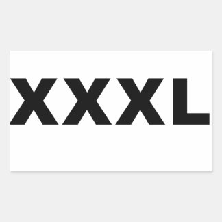 PEGATINA RECTANGULAR XXXL