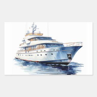 PEGATINA RECTANGULAR YACHT