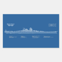 Yamato - Planes de trazado de la ruta del buque AB